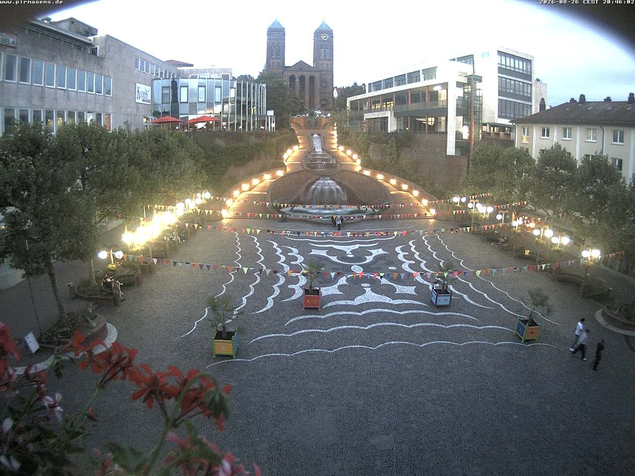 Archiv Foto Webcam Schlossplatz in Pirmansens, Rheinland-Pfalz, Deutschland
