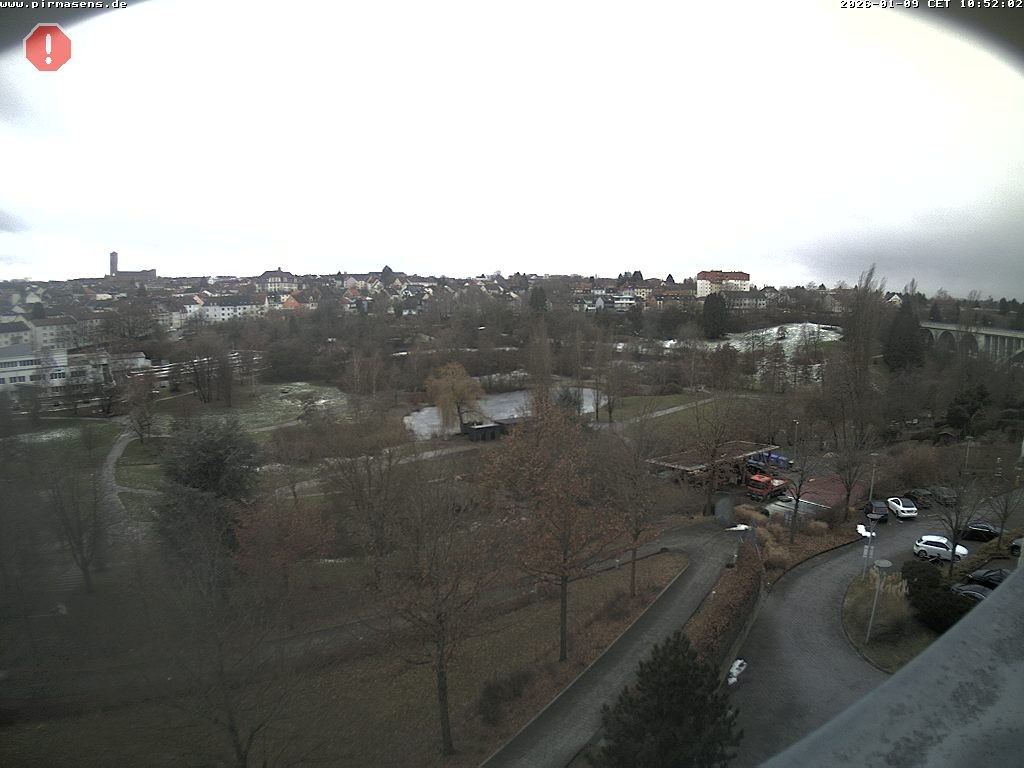 Archiv Foto Webcam Pirmasens - Blick vom Museum Dynamikum auf den Strecktalpark