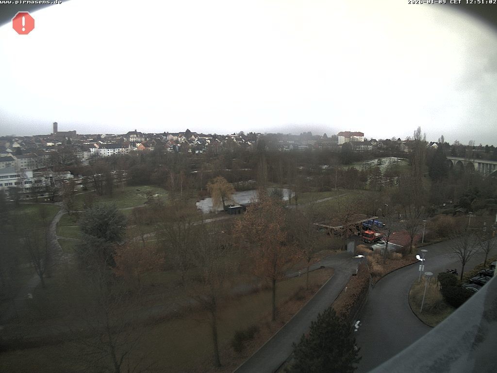 Archiv Foto Webcam Pirmasens - Blick vom Museum Dynamikum auf den Strecktalpark