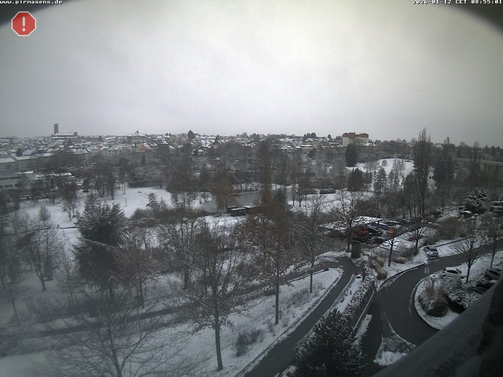 Archiv Foto Webcam Pirmasens - Blick vom Museum Dynamikum auf den Strecktalpark