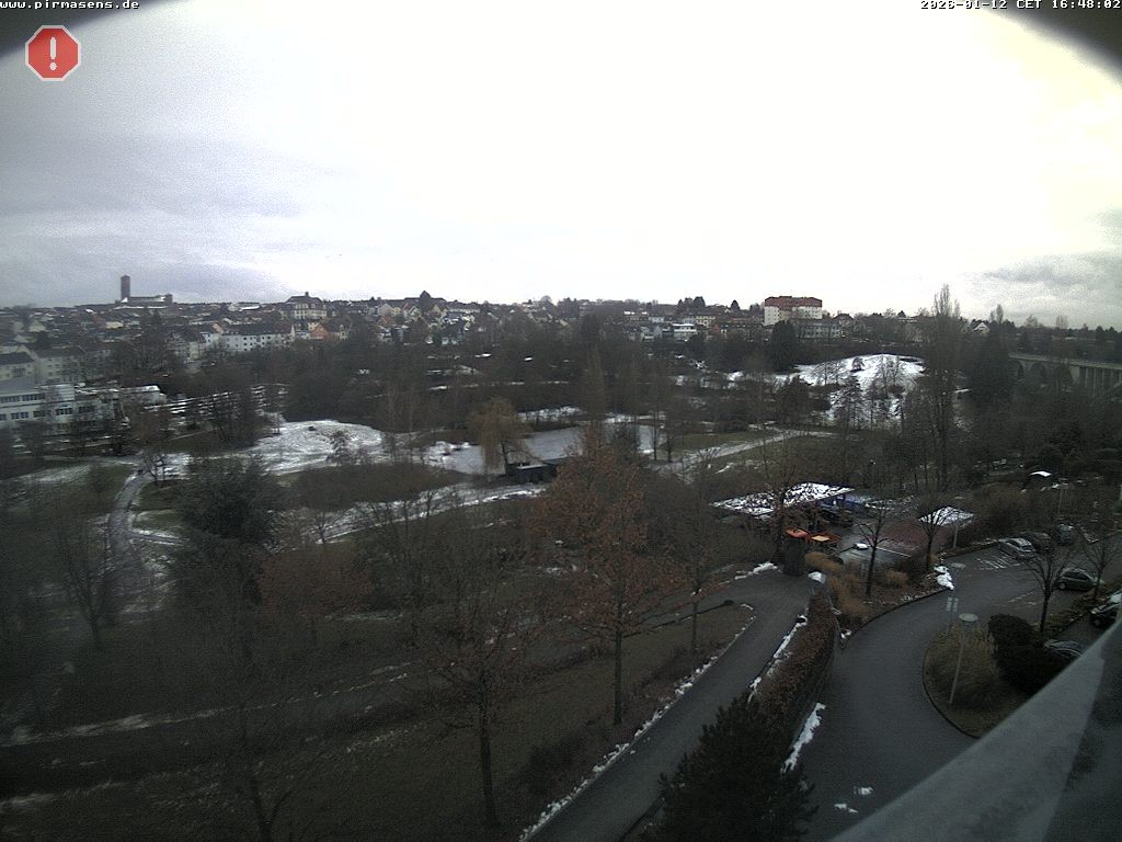 Archiv Foto Webcam Pirmasens - Blick vom Museum Dynamikum auf den Strecktalpark