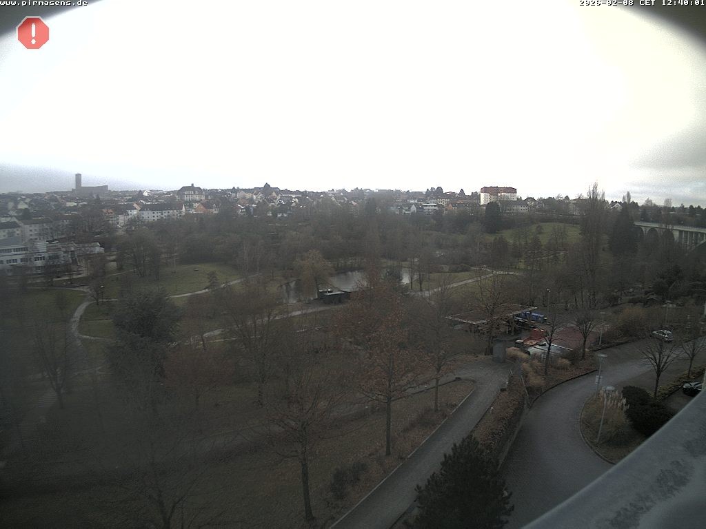 Archiv Foto Webcam Pirmasens - Blick vom Museum Dynamikum auf den Strecktalpark