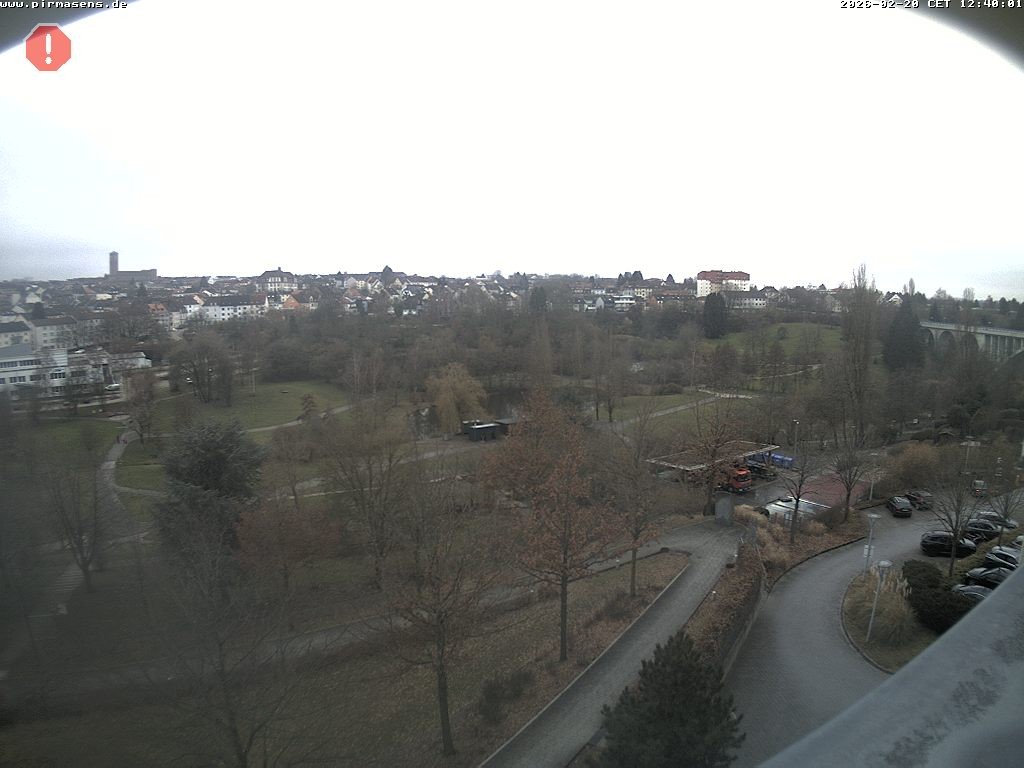 Archiv Foto Webcam Pirmasens - Blick vom Museum Dynamikum auf den Strecktalpark