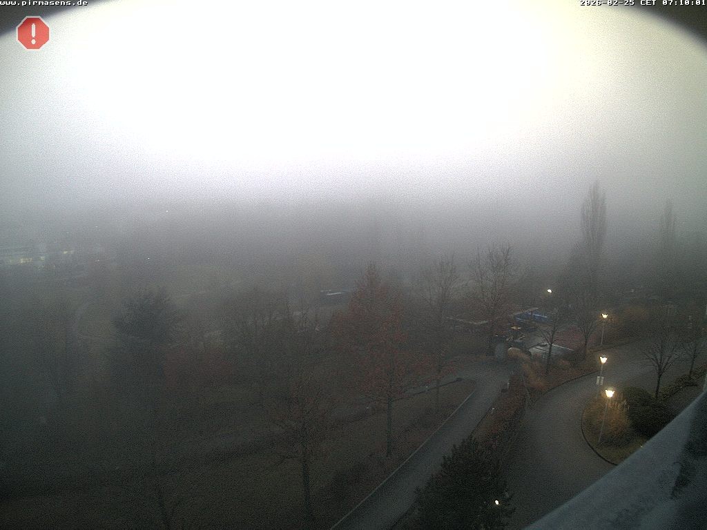 Archiv Foto Webcam Pirmasens - Blick vom Museum Dynamikum auf den Strecktalpark