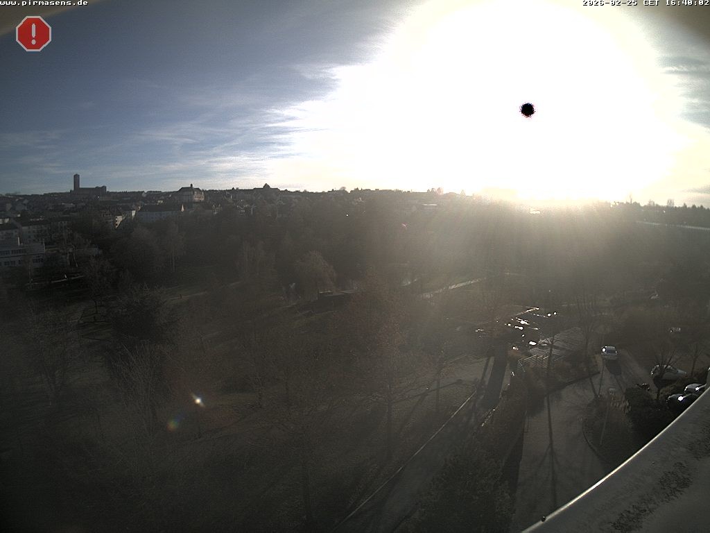 Archiv Foto Webcam Pirmasens - Blick vom Museum Dynamikum auf den Strecktalpark