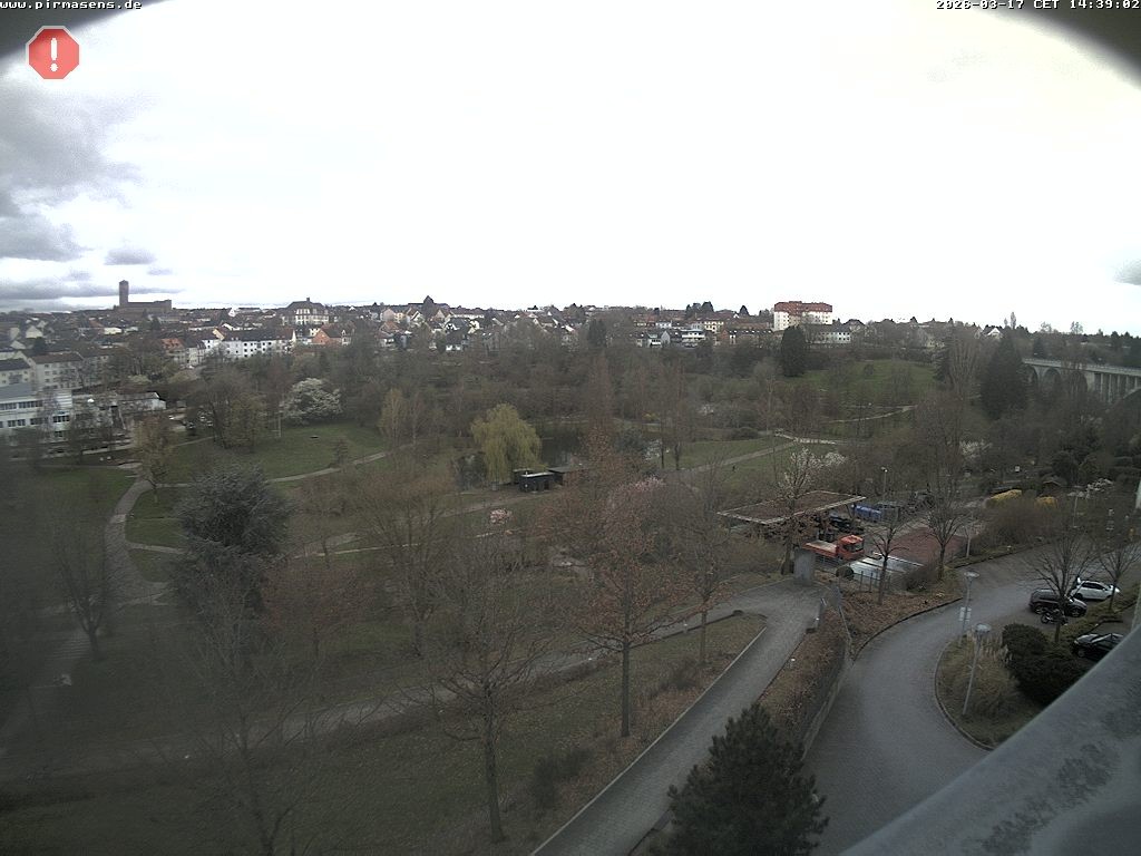 Archiv Foto Webcam Pirmasens - Blick vom Museum Dynamikum auf den Strecktalpark