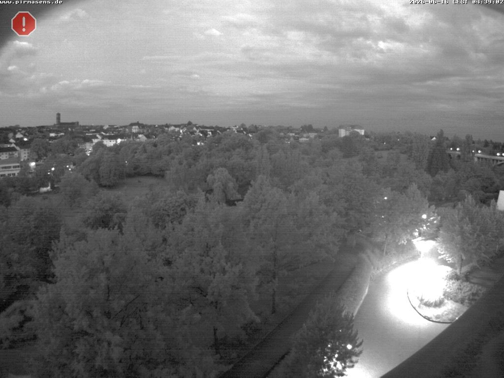 Archiv Foto Webcam Pirmasens - Blick vom Museum Dynamikum auf den Strecktalpark