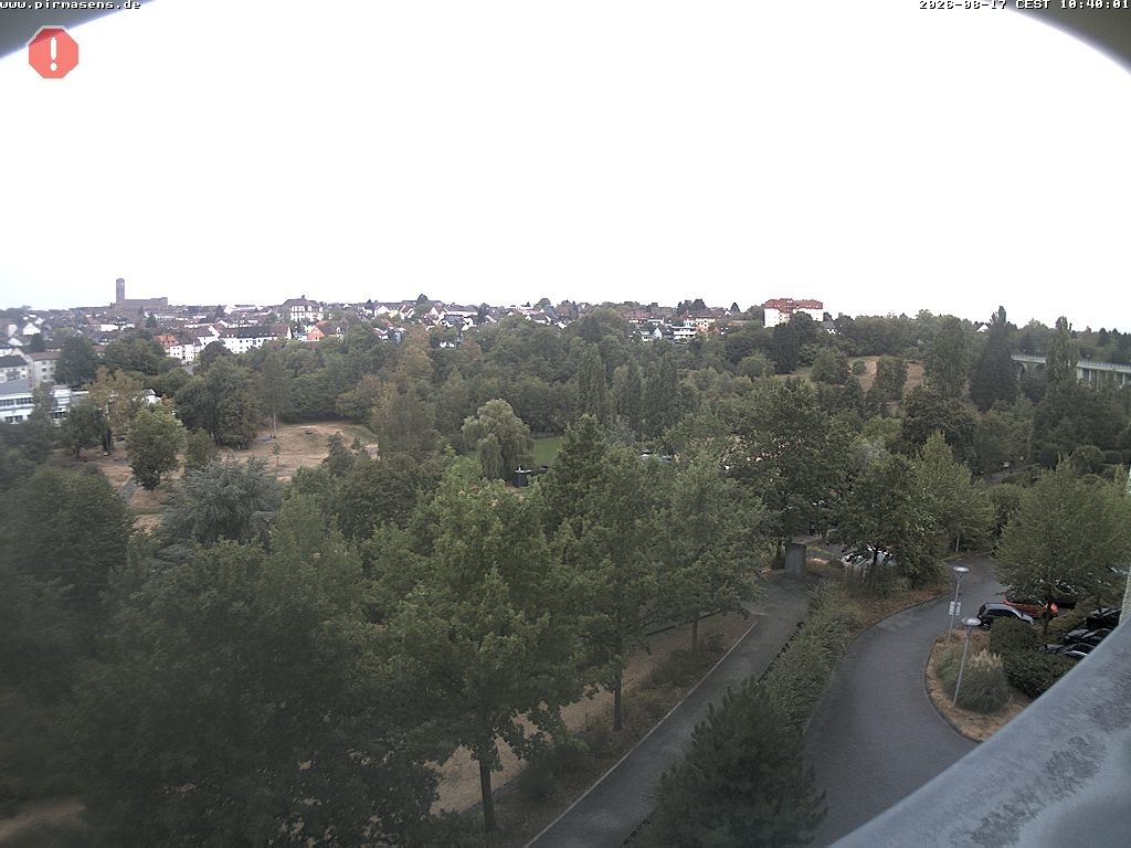 Archiv Foto Webcam Pirmasens - Blick vom Museum Dynamikum auf den Strecktalpark