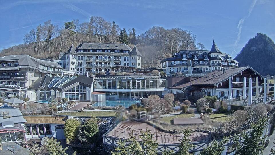 Archived image Webcam Fuschlsee: Hotel Ebners Waldhof