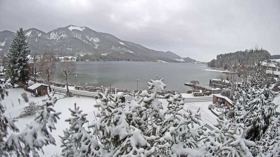 Archiv Foto Webcam Blick auf den Fuschlsee von Ebners Waldhof