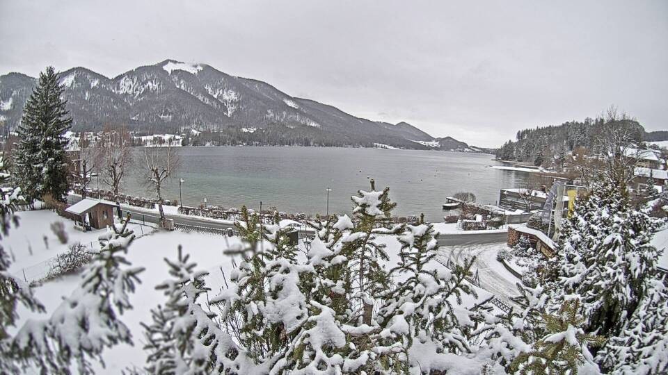 Archiv Foto Webcam Blick auf den Fuschlsee von Ebners Waldhof