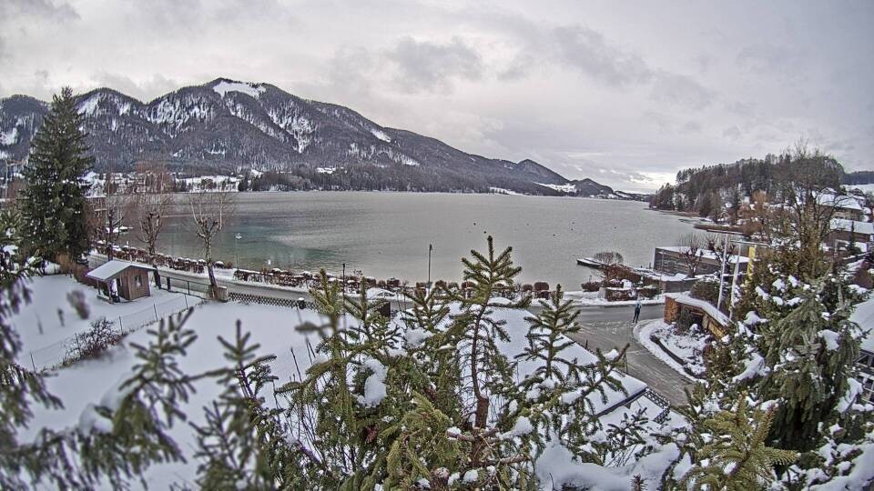 Archiv Foto Webcam Blick auf den Fuschlsee von Ebners Waldhof
