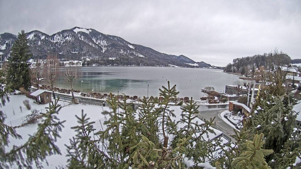 Archiv Foto Webcam Blick auf den Fuschlsee von Ebners Waldhof
