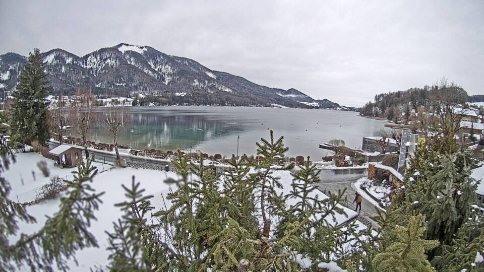 Archiv Foto Webcam Blick auf den Fuschlsee von Ebners Waldhof