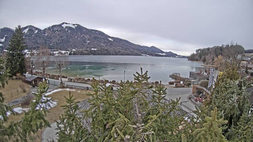 Archiv Foto Webcam Blick auf den Fuschlsee von Ebners Waldhof
