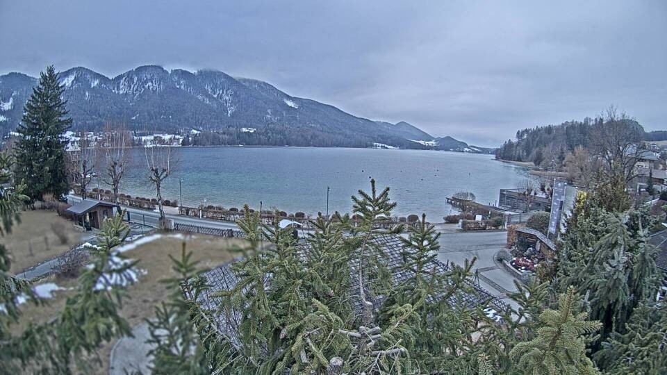 Archiv Foto Webcam Blick auf den Fuschlsee von Ebners Waldhof