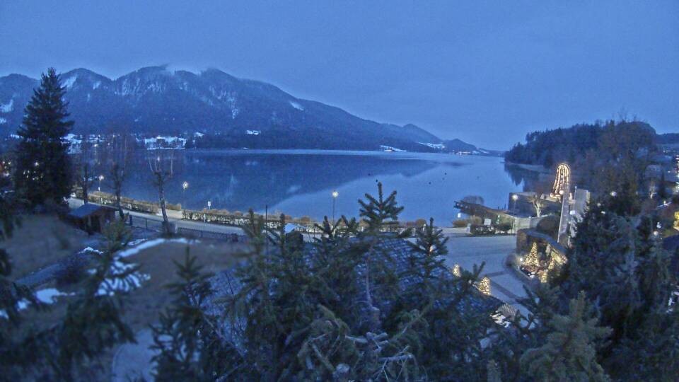 Archiv Foto Webcam Blick auf den Fuschlsee von Ebners Waldhof