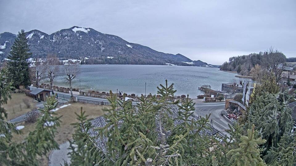 Archiv Foto Webcam Blick auf den Fuschlsee von Ebners Waldhof