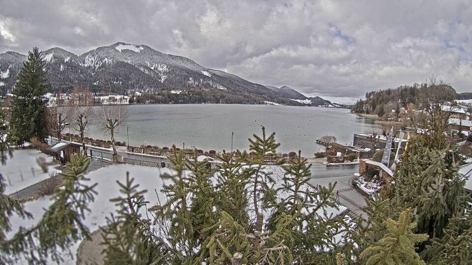 Archiv Foto Webcam Blick auf den Fuschlsee von Ebners Waldhof