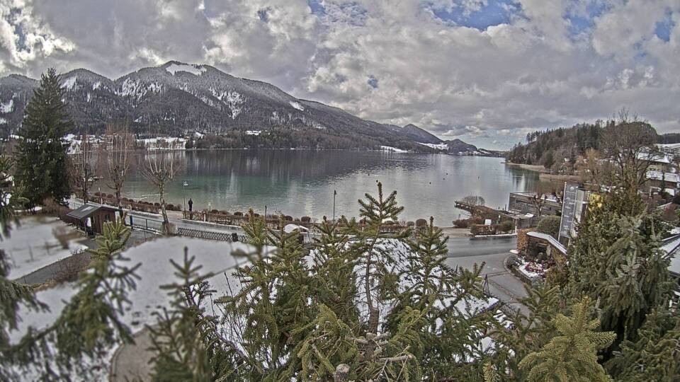 Archiv Foto Webcam Blick auf den Fuschlsee von Ebners Waldhof