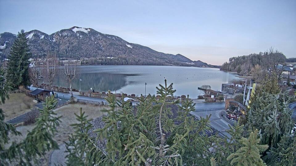 Archiv Foto Webcam Blick auf den Fuschlsee von Ebners Waldhof