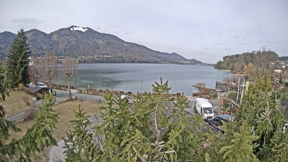Archiv Foto Webcam Blick auf den Fuschlsee von Ebners Waldhof