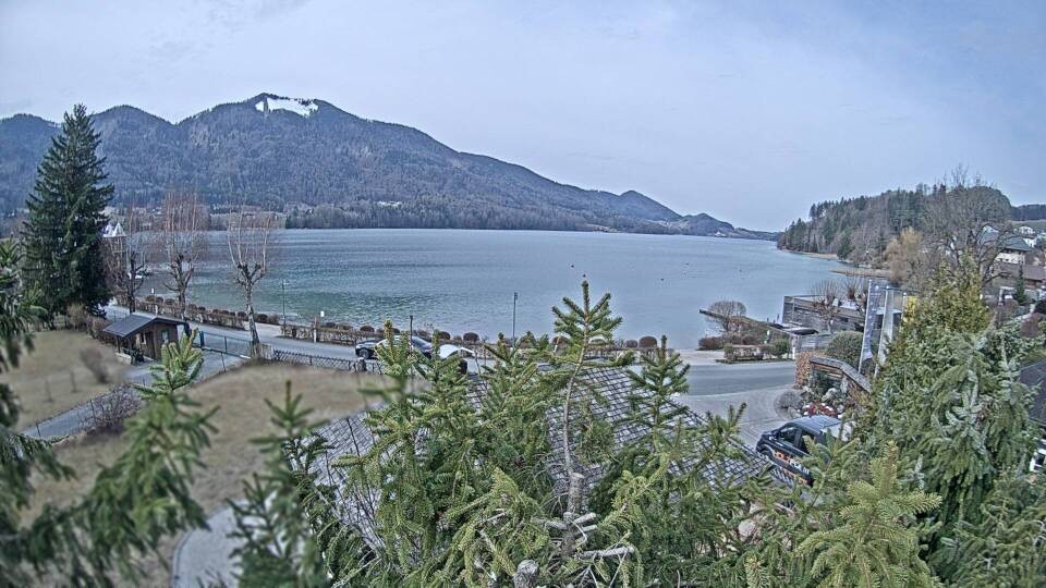 Archiv Foto Webcam Blick auf den Fuschlsee von Ebners Waldhof