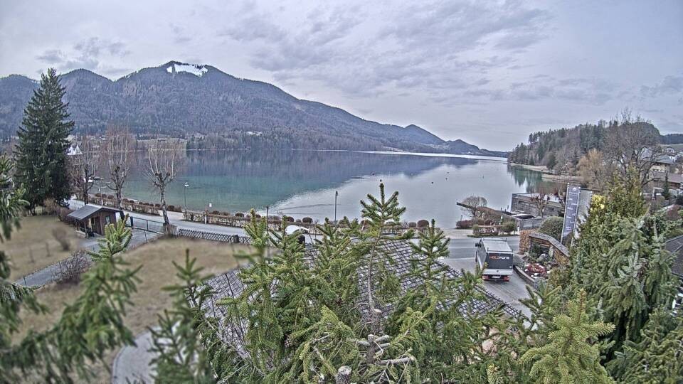 Archiv Foto Webcam Blick auf den Fuschlsee von Ebners Waldhof