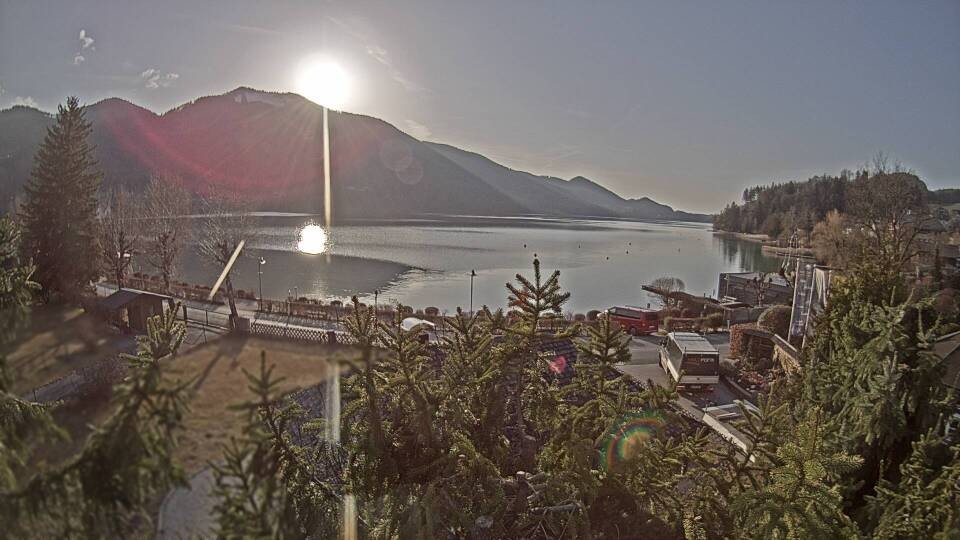 Archiv Foto Webcam Blick auf den Fuschlsee von Ebners Waldhof