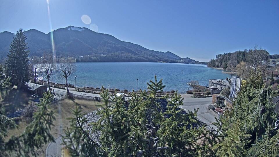 Archived image Webcam View Lake Fuschlsee