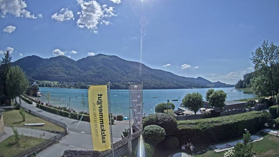 Archived image Webcam View Lake Fuschlsee