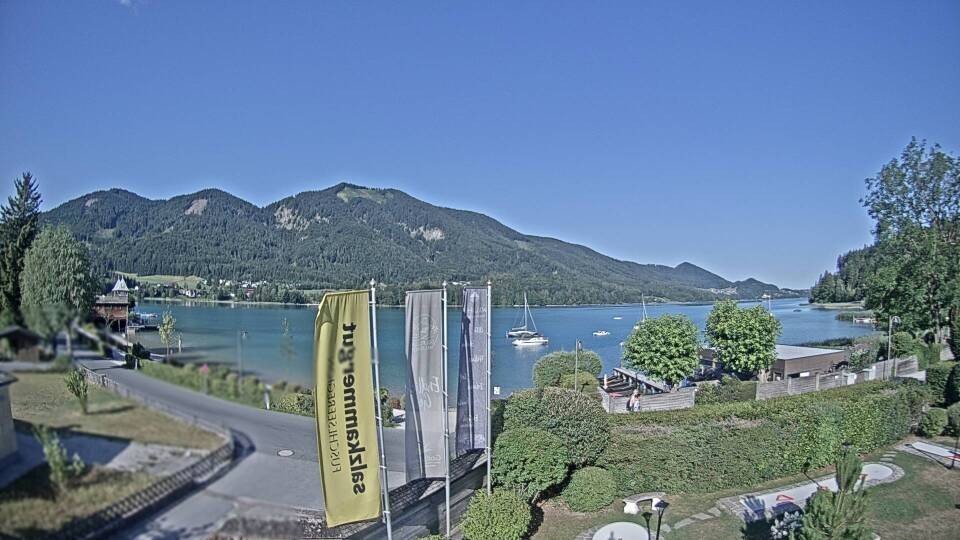 Archived image Webcam View Lake Fuschlsee