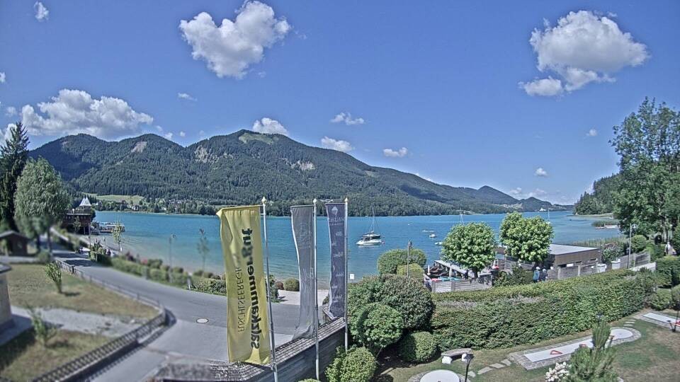 Archived image Webcam View Lake Fuschlsee