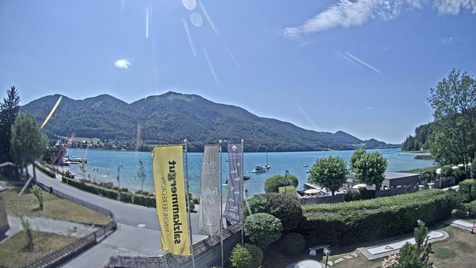 Archived image Webcam View Lake Fuschlsee