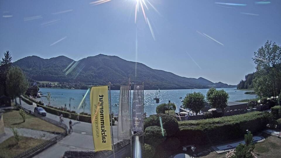 Archived image Webcam View Lake Fuschlsee