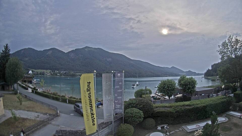 Archiv Foto Webcam Blick auf den Fuschlsee von Ebners Waldhof
