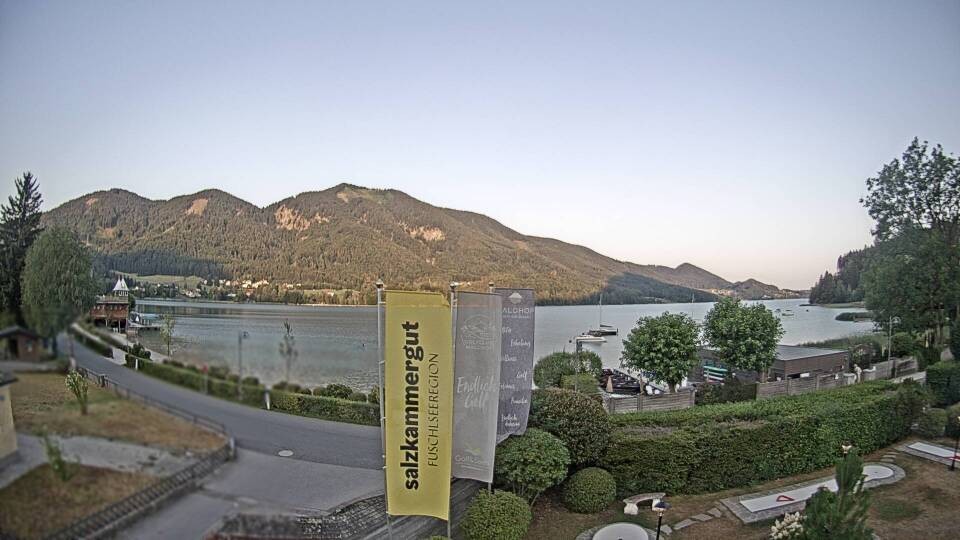 Archiv Foto Webcam Blick auf den Fuschlsee von Ebners Waldhof