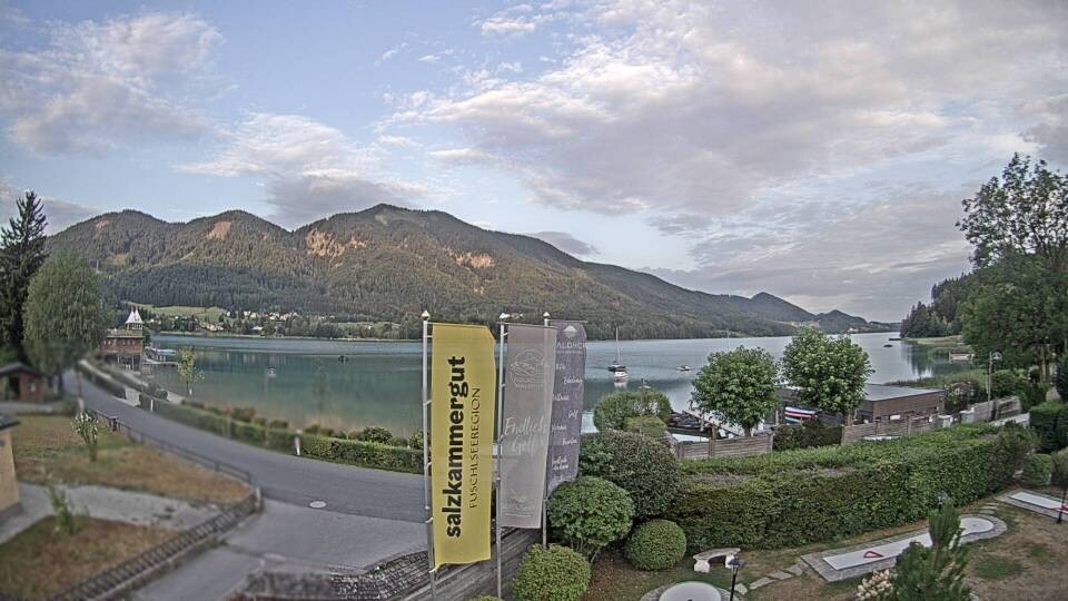 Archived image Webcam View Lake Fuschlsee