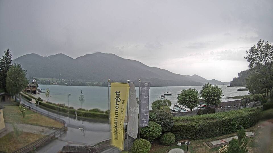 Archived image Webcam View Lake Fuschlsee