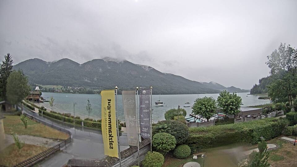 Archived image Webcam View Lake Fuschlsee