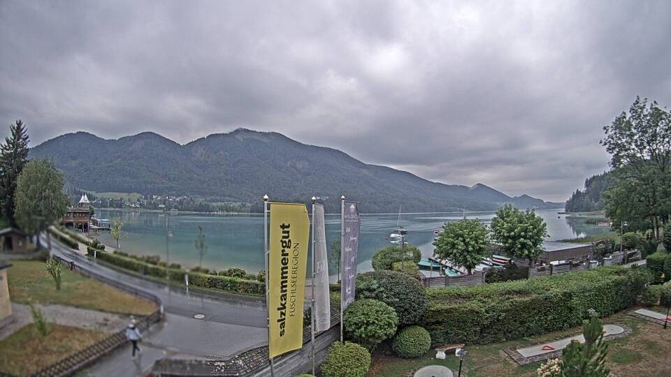 Archiv Foto Webcam Blick auf den Fuschlsee von Ebners Waldhof