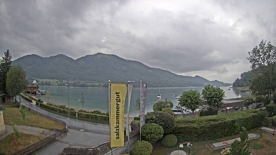 Archiv Foto Webcam Blick auf den Fuschlsee von Ebners Waldhof