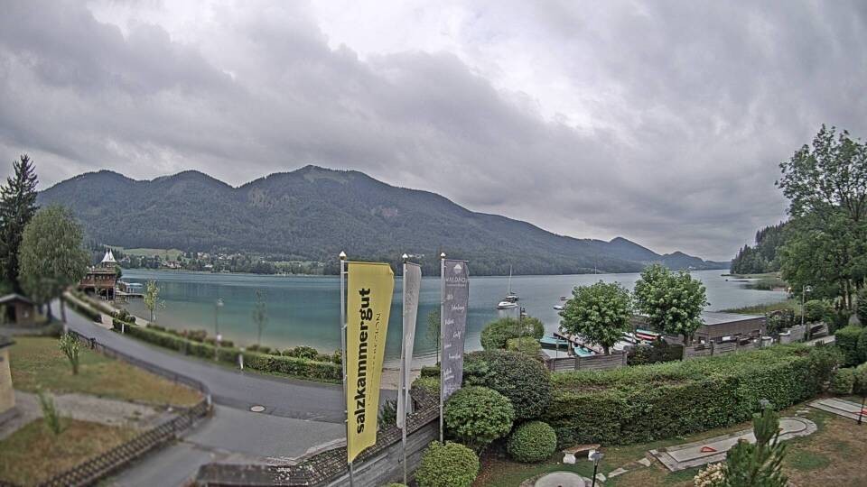 Archiv Foto Webcam Blick auf den Fuschlsee von Ebners Waldhof