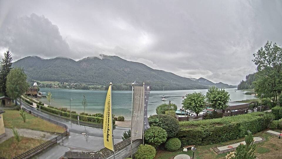 Archiv Foto Webcam Blick auf den Fuschlsee von Ebners Waldhof