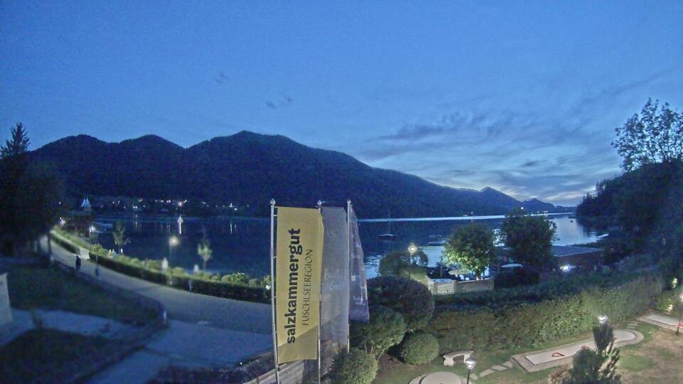 Archiv Foto Webcam Blick auf den Fuschlsee von Ebners Waldhof