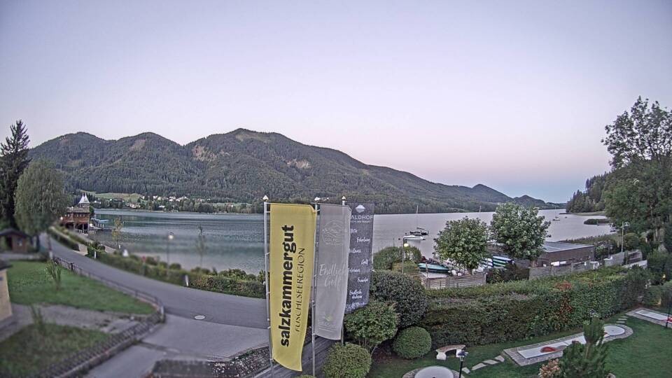 Archiv Foto Webcam Blick auf den Fuschlsee von Ebners Waldhof