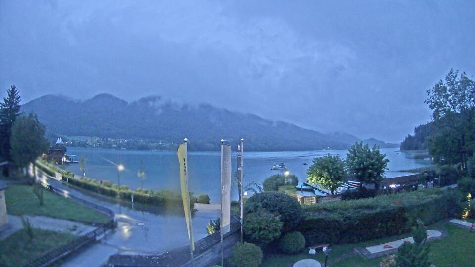 Archiv Foto Webcam Blick auf den Fuschlsee von Ebners Waldhof