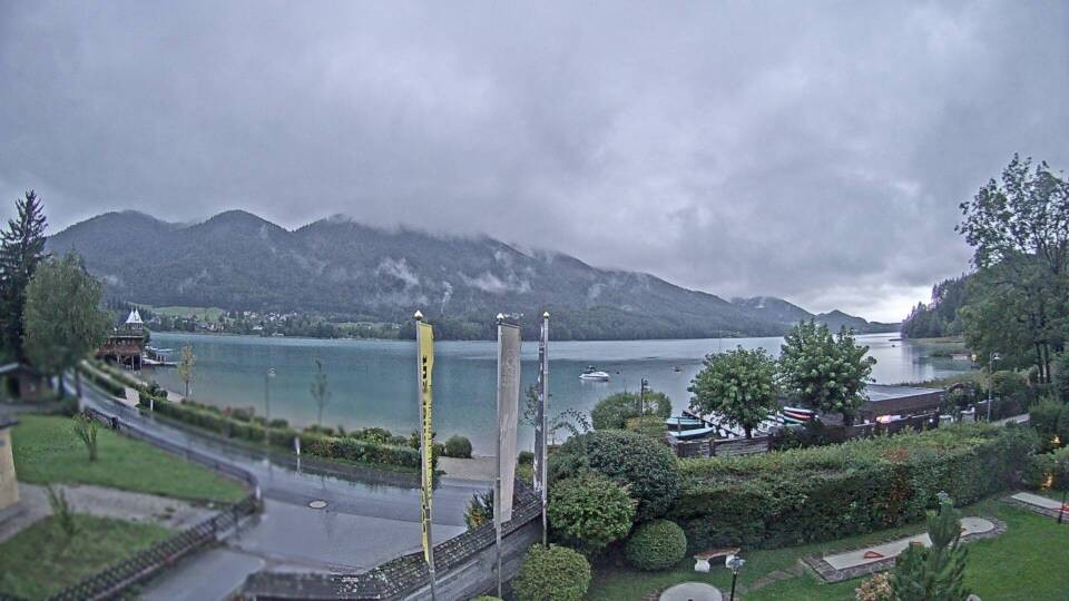 Archiv Foto Webcam Blick auf den Fuschlsee von Ebners Waldhof