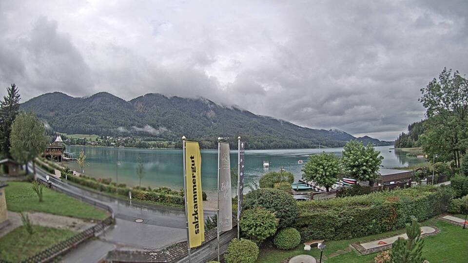 Archiv Foto Webcam Blick auf den Fuschlsee von Ebners Waldhof