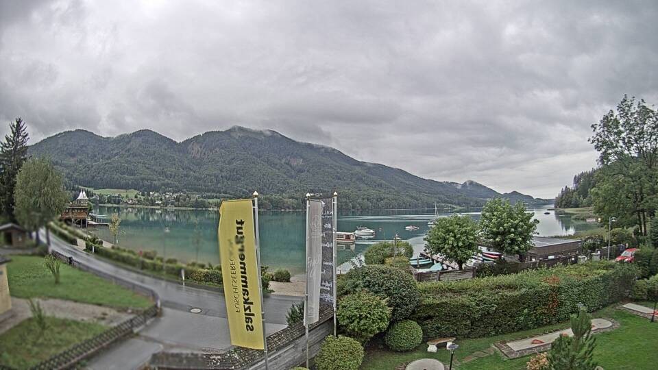 Archiv Foto Webcam Blick auf den Fuschlsee von Ebners Waldhof